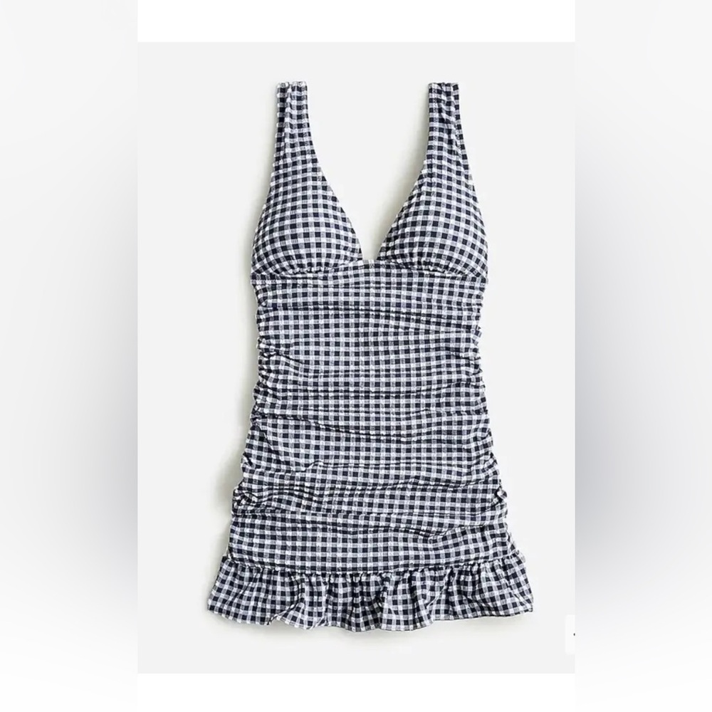 BNWT J. Crew Ruched Swim Dress